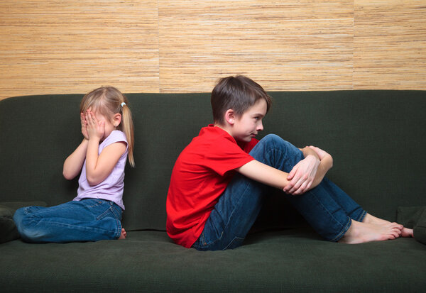 Sibling quarrel at home