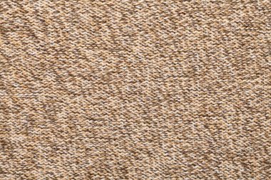 Kahverengi örme melanj kumaş örtüsü modeli