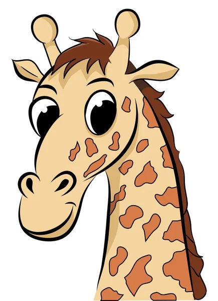 Giraffe Cartoon afbeelding — Stockvector