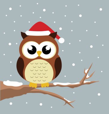 sevimli Noel baykuş