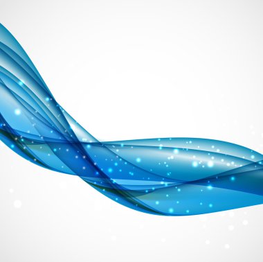 Soyut renkli dalga geçmiş. Vektör çizim