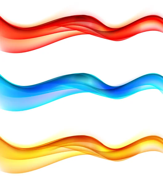 Abstract Colored Wave Background. Vector Illustration — Vector de stoc