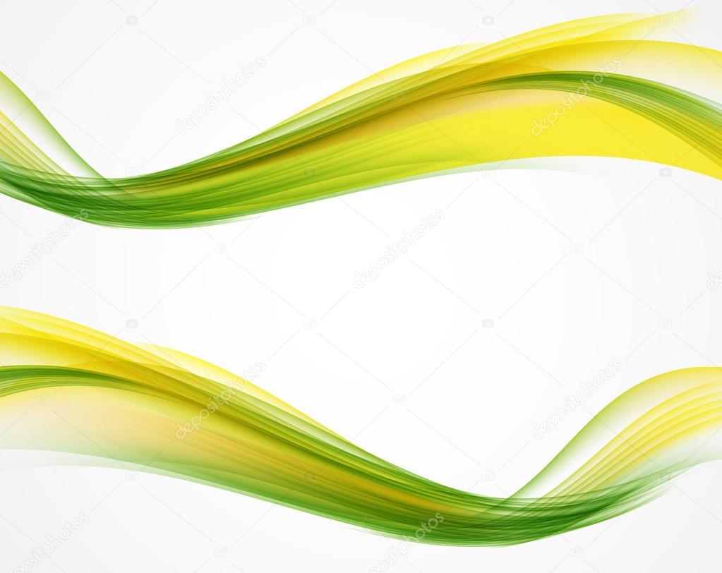 Abstract Colored Wave Background. Vector Illustration