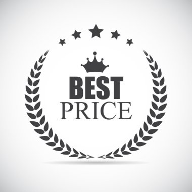 En iyi fiyat etiketi illüstrasyon
