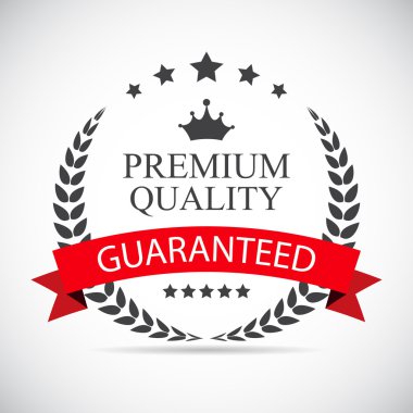 Premium kalite etiket vektör çizimi