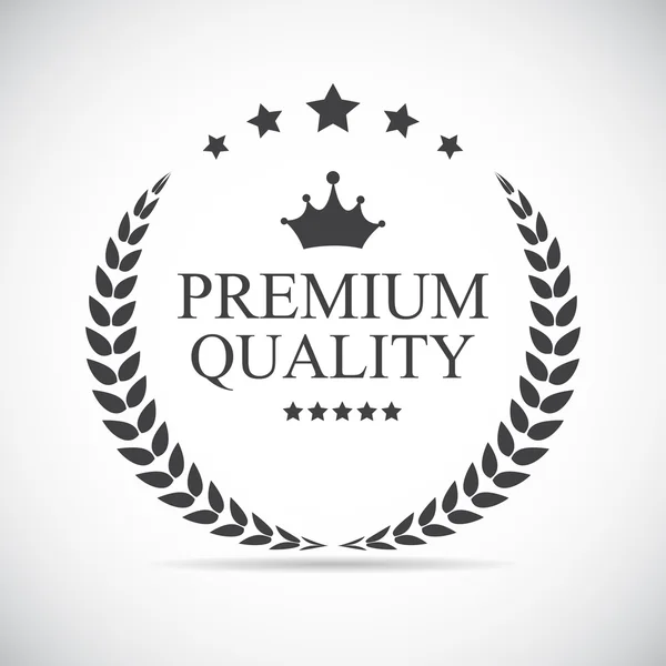 Calidad premium etiqueta vector ilustración — Vector de stock