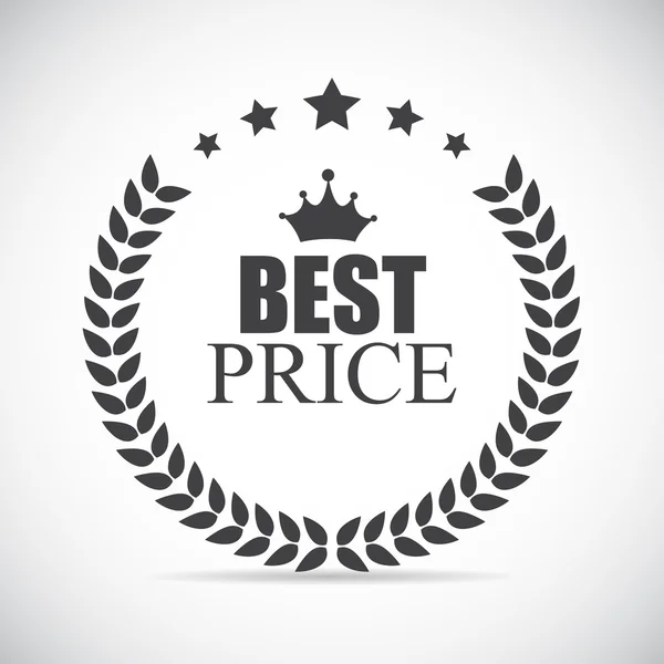 Best Price Label Illustration — Stock Vector