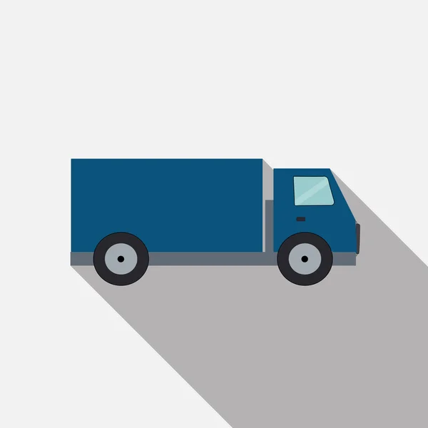 Ftat Truck Vector Illustration — Stock Vector