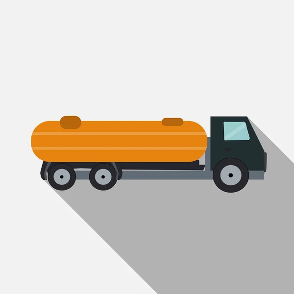 Ftat Truck vectorillustratie — Stockvector
