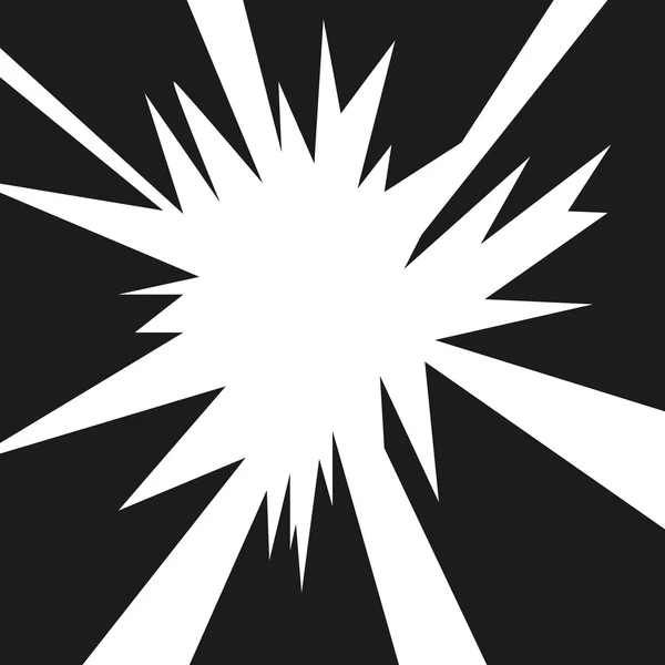 Schwarz-weiß abstrakte psychedelische Kunst Hintergrund. Vektor-Illusion — Stockvektor