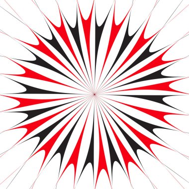 siyah-beyaz psychedelic sanat arka plan. vektör Hüseyin
