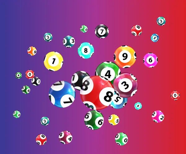 Balle de la Victoire pour le jeu de loterie. Jack pot. Illustrat vectoriel — Image vectorielle
