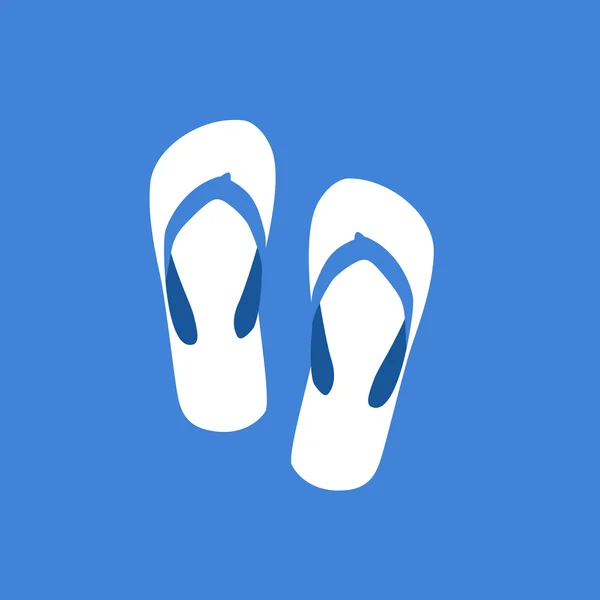 Beach Flip Flop Icon Ilustração do vetor — Vetor de Stock