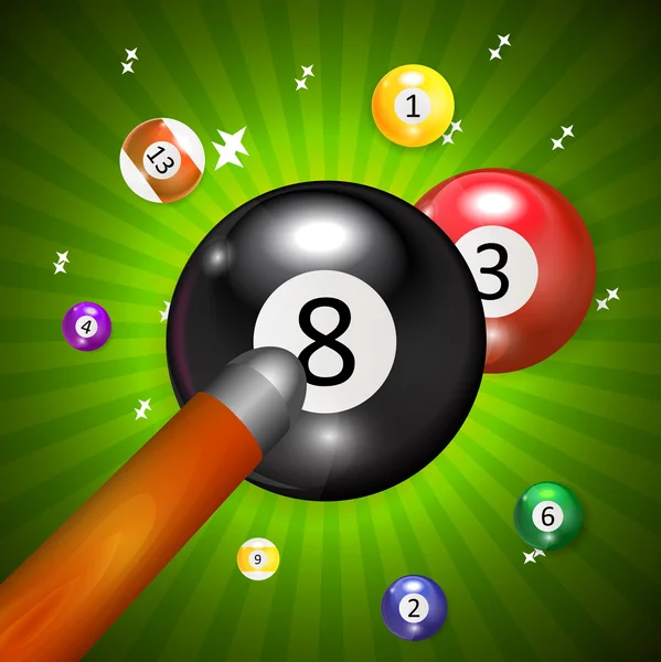 Dişler, Bilardo topları arka plan