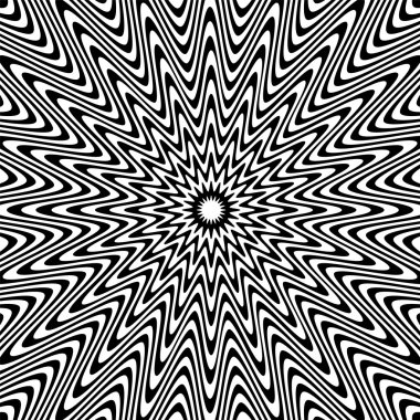 Hipnotik büyüleyici soyut Image.Vector illüstrasyon.