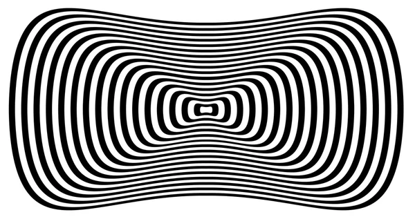 Hypnotiska fascinerande abstrakt Image.Vector Illustration. — Stock vektor