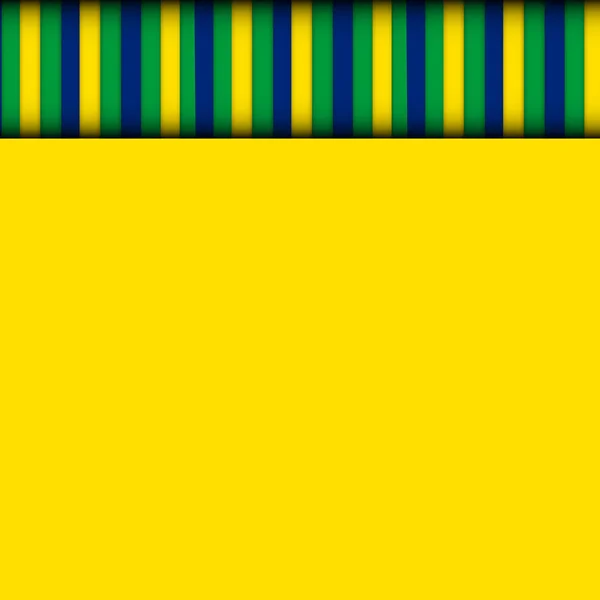 ブラジルのフラグの色の抽象的なパターン。ベクトル図. — ストックベクタ