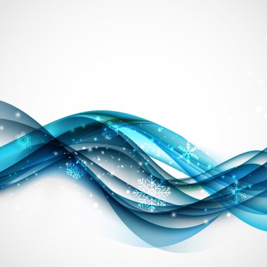 Soyut Noel ve yılbaşı ışıkları ile arka plan dalga ve