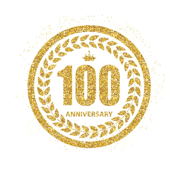 模板 Logo 100 年周年矢量图 — 图库矢量图片