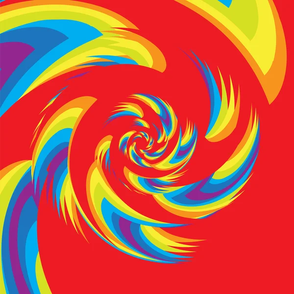 Colorful Abstract Psychedelic Art (em inglês). Vector Illustratio — Vetor de Stock