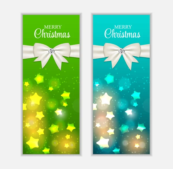 Christmas Website Banner and Card Background Vector Illustration — Stock Vector