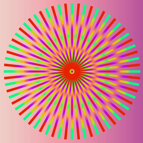 Colorful Abstract Psychedelic Art (em inglês). Vector Illustratio —  Vetores de Stock