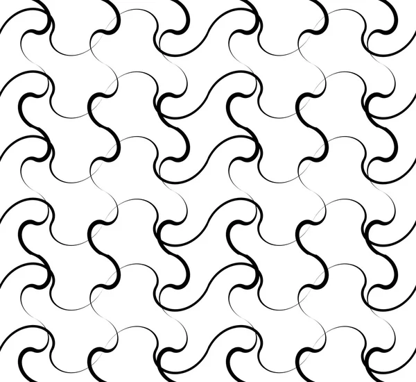 seamless modeli. siyah-beyaz psychedelic sanat backg