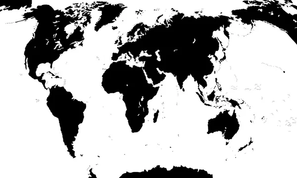 Mapa do mundo. ilustração vetorial. — Vetor de Stock