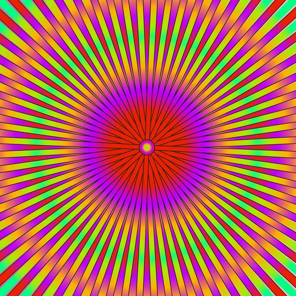 Kleurrijke abstracte psychedelische kunst achtergrond. vector illustratio — Stockvector