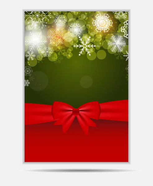 Navidad Copos de nieve Sitio web Banner y tarjeta de fondo Vector I — Archivo Imágenes Vectoriales
