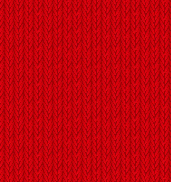 Röd tröja textur bakgrund. Vektor Illustration. — Stock vektor
