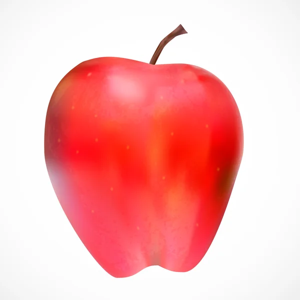 Doce saborosa maçã vetor ilustração . — Vetor de Stock