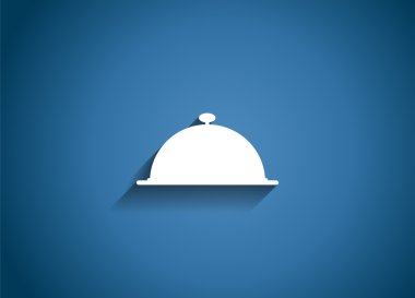 Gıda ve İçecek Parlak Simge Vektör İllüstrasyonu