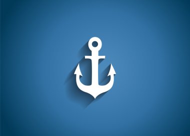 Deniz parlak simge vektör çizim