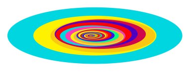 renkli psychedelic sanat arka plan. vektör illustratio