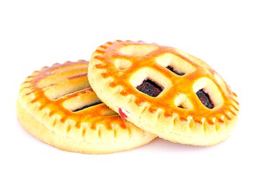 Vişne reçelli kurabiye