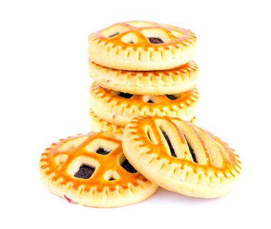 Vişne reçelli kurabiye