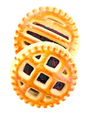 Vişne reçelli kurabiye