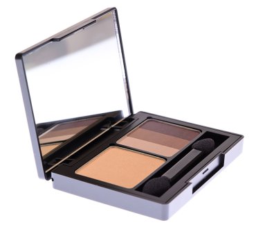 Göz gölgesi beyaz arkaplanda izole edildi