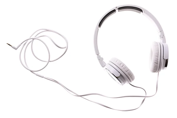 Auriculares blancos —  Fotos de Stock