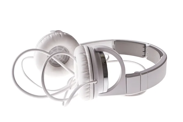 White Headphones — Stock Photo, Image