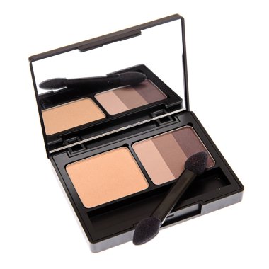 Göz gölgesi beyaz arkaplanda izole edildi