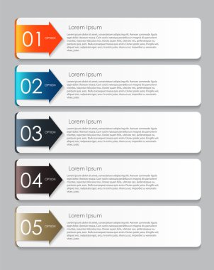 Infographic tasarım öğeleri iş için Illustratio vektör