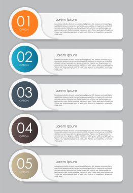 Infographic tasarım öğeleri iş için Illustratio vektör