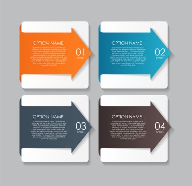 Infographic tasarım öğeleri iş için Illustratio vektör