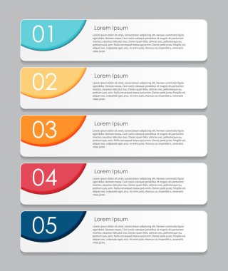 Infographic tasarım öğeleri iş için Illustratio vektör