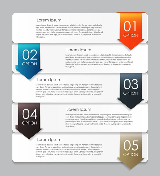 Elementi di progettazione infografica per il vostro business Vector Illustratio — Vettoriale Stock
