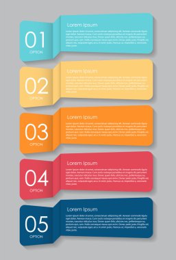 Infographic tasarım öğeleri iş için Illustratio vektör