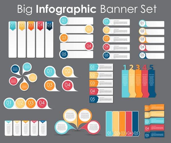 Infographic tasarım öğeleri iş için Illustratio vektör