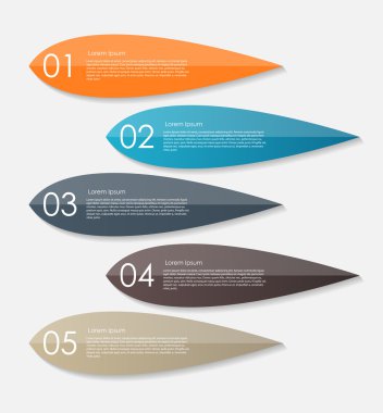 Infographic tasarım öğeleri iş için Illustratio vektör